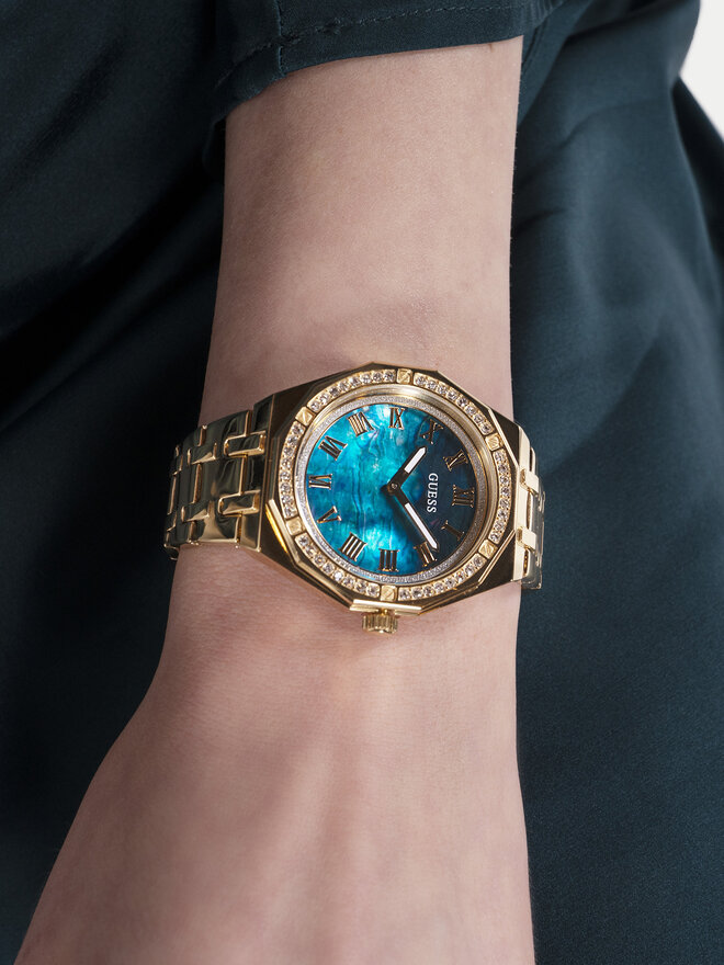 Guess Zegarek Guess GW0770L2 Złoty