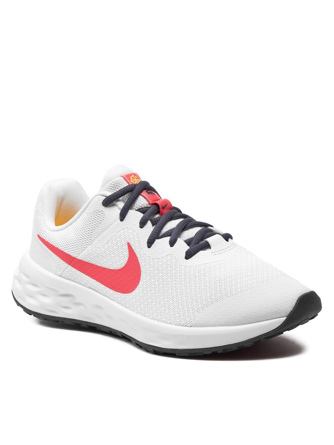 Nike Buty do biegania Nike Revolution 6 Nn (Gs) DD1096 101 Biały