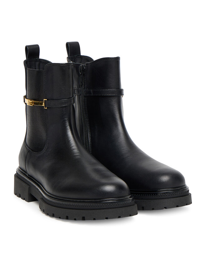 Elisabetta Franchi Ботильйони Elisabetta Franchi Chelsea Bot F4A5-E0441-1251 D Чорний