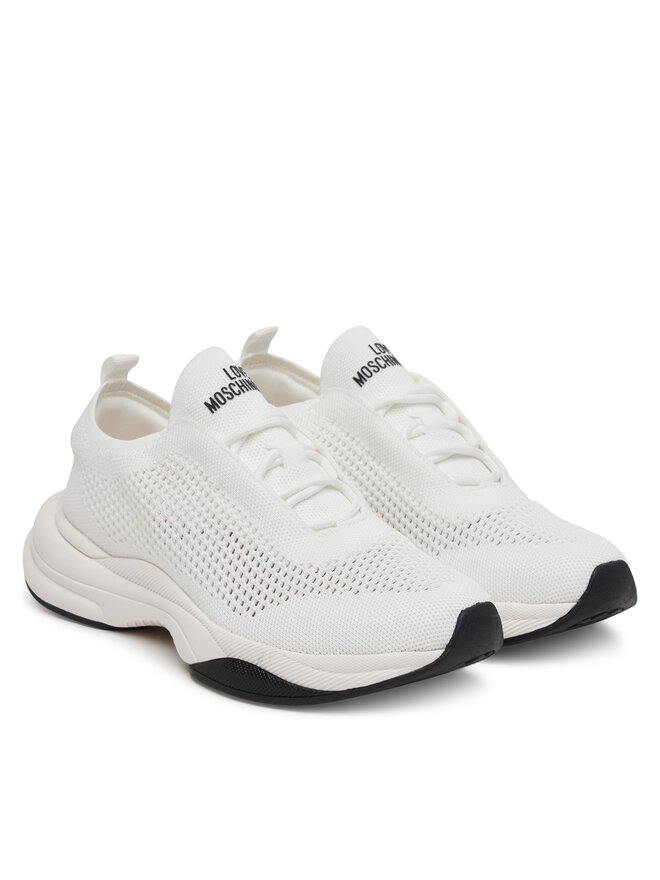 LOVE MOSCHINO Sneakersy LOVE MOSCHINO JA15485G0MIYZ100 Biały