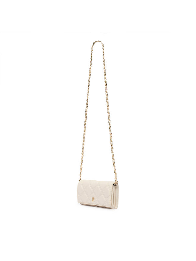 Tommy Hilfiger Handtasche Tommy Hilfiger Th Feminine Wallet On Chain AW0AW18795 Creme
