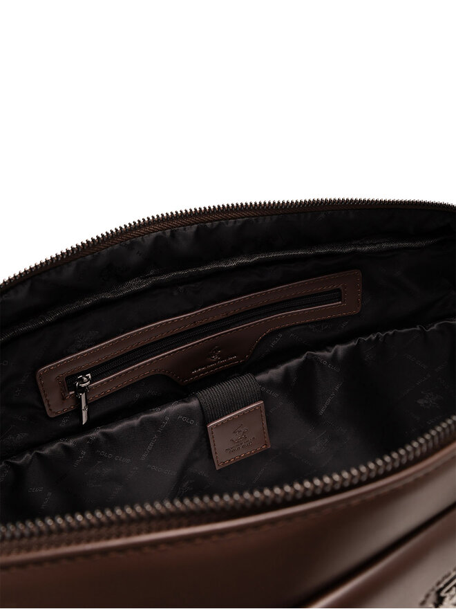 Beverly Hills Polo Club Torba na laptopa Beverly Hills Polo Club BHPC-L-016-07 Brązowy