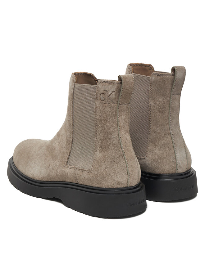 Calvin Klein Klassische Stiefeletten Calvin Klein Combat Ess Chelsea Boot Su YM0YM01372 Beige
