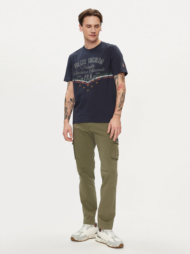 Aeronautica Militare Aeronautica Militare Póló 241TS2216J641 Sötétkék Regular Fit