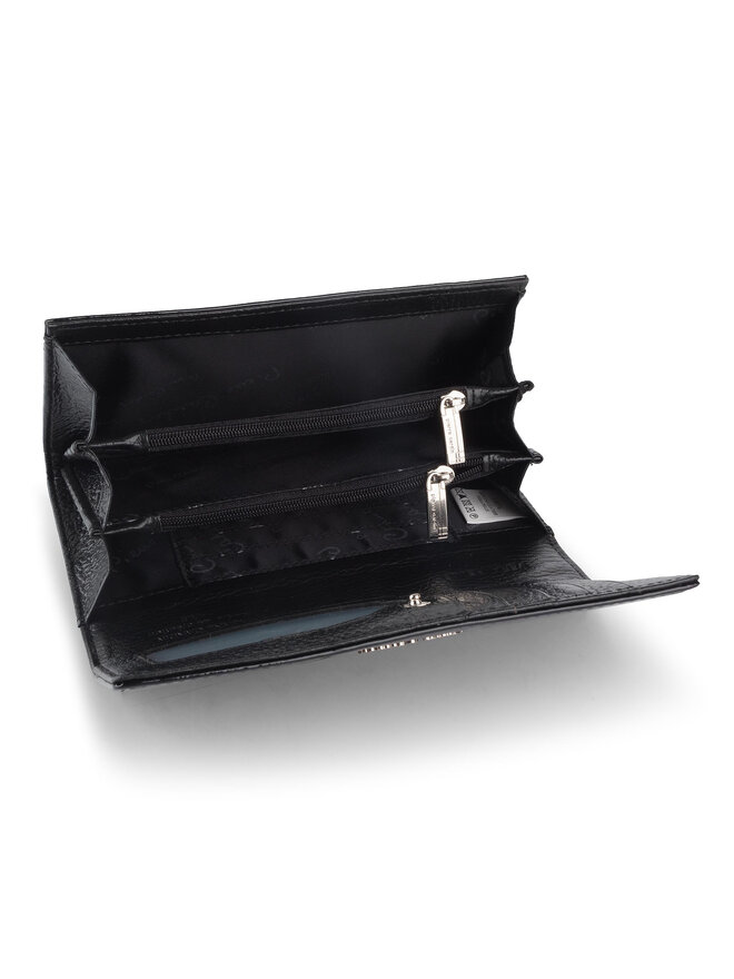 Pierre Cardin Cartera grande para mujer Pierre Cardin 02 LEAF114 Negro