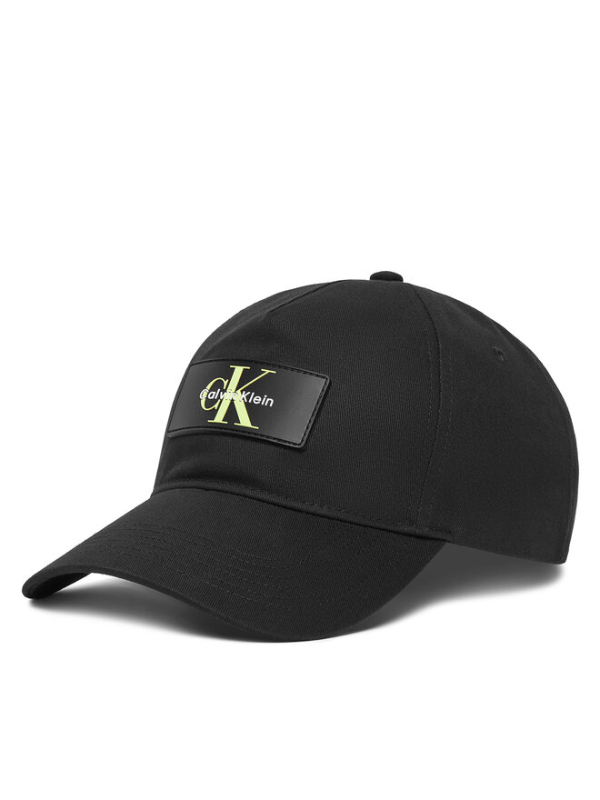 Calvin Klein Шапка с козирка Calvin Klein Logo LV04D5042G Черен
