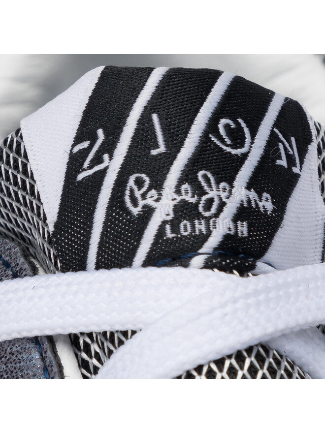 Sneakers Pepe Jeans Zion Mesh PLS30906 Silver eskor