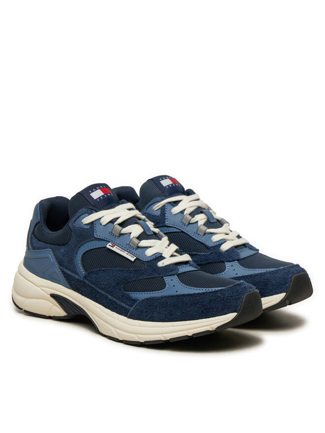 Tommy Jeans Sneakers Tommy Jeans The Coney Suede EM0EM01501 Dunkelblau