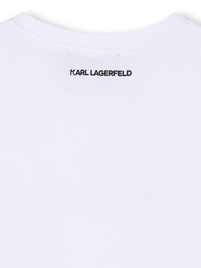 Karl Lagerfeld Kids Karl Lagerfeld Kids Camiseta Z30485 D Blanco Regular Fit