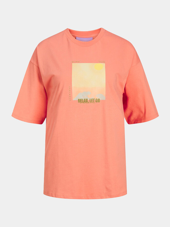 JJXX JJXX Camiseta Paige 12252311 Rosa Regular Fit