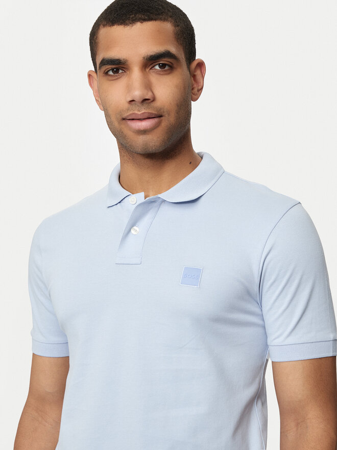 BOSS Boss Поло Passenger 50507803 Голубий Slim Fit
