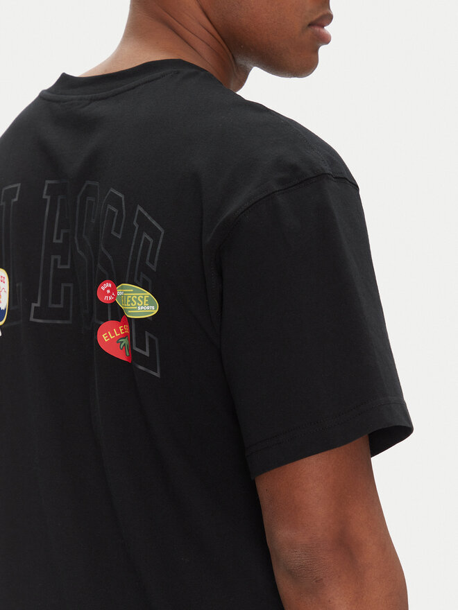 Ellesse Ellesse T-Shirt Stickero SHZ21993 Μαύρο Regular Fit