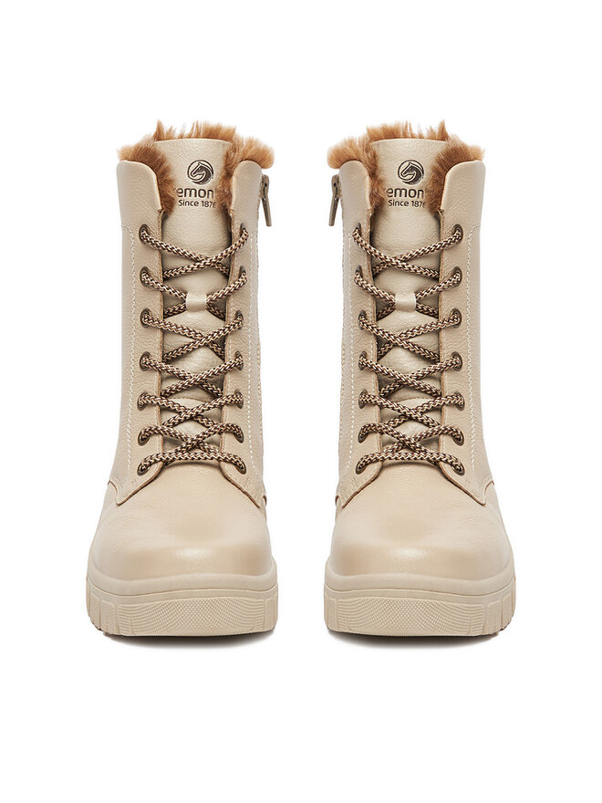 Remonte Schnürschuhe Remonte CEO-D0E72-60 Beige