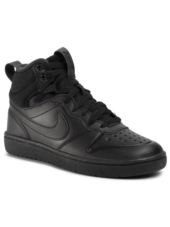 Nike Sneakers Nike Court Borough Mid 2 Boot (Gs) BQ5440 001 Schwarz