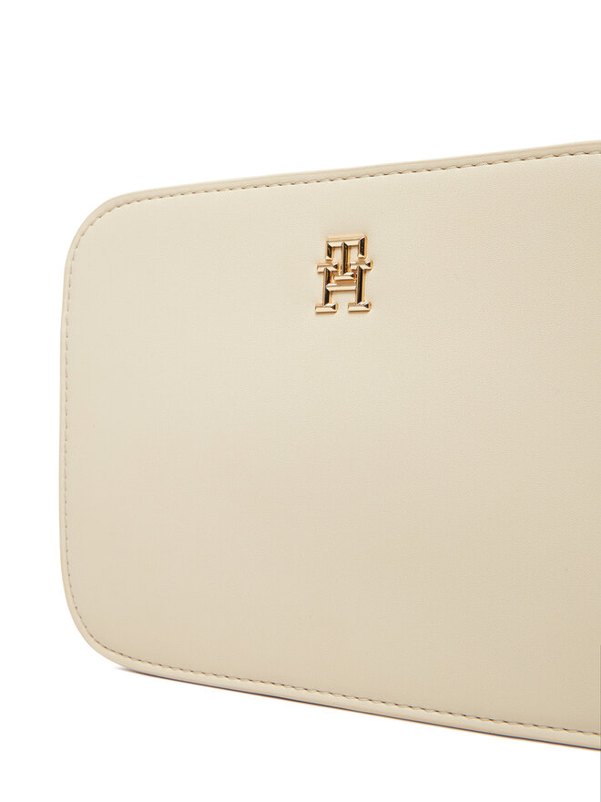 Tommy Hilfiger Kabelka Tommy Hilfiger Th Logotape Camera Bag AW0AW17229 Béžová
