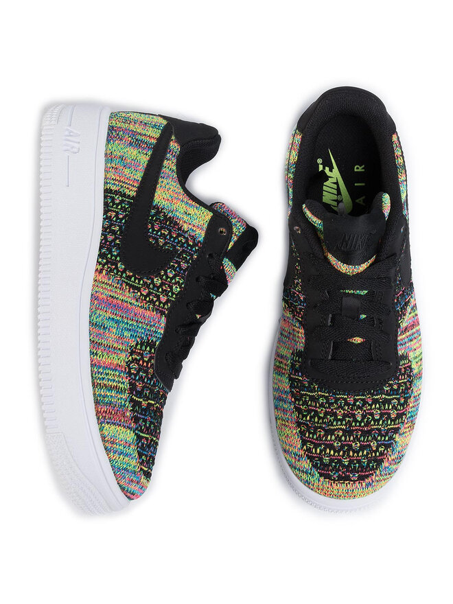 Sneakers Nike Air Force 1 Flyknit 2.0 Gs BV0063 002 Schwarz eschuhe