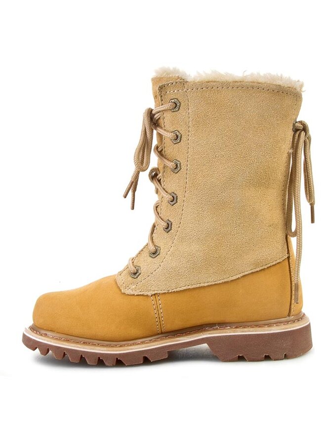 CATerpillar Bakancs CATerpillar Bruiser Scrch Lace P305753 Sárga