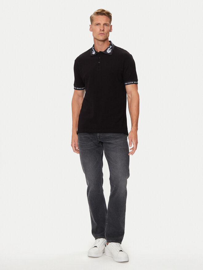 Versace Jeans Couture Versace Jeans Couture Polo 76GAGT00 Μαύρο Regular Fit