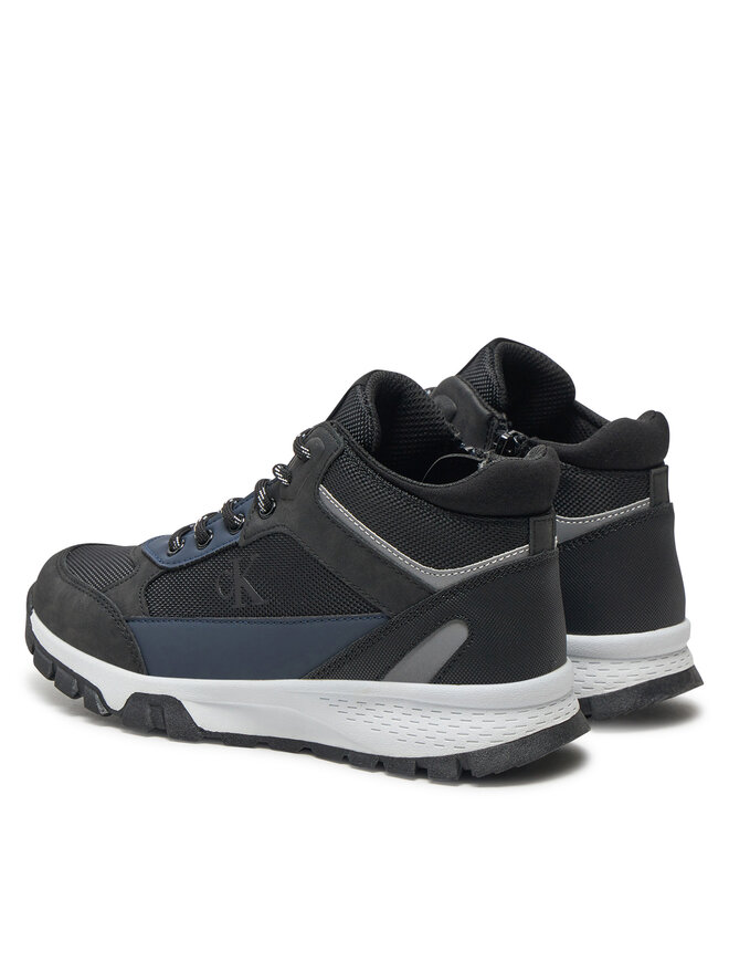 Calvin Klein Jeans Сникърси Calvin Klein Jeans High Top Lace-Up Sneaker V3B9-81087-1492 S Черен