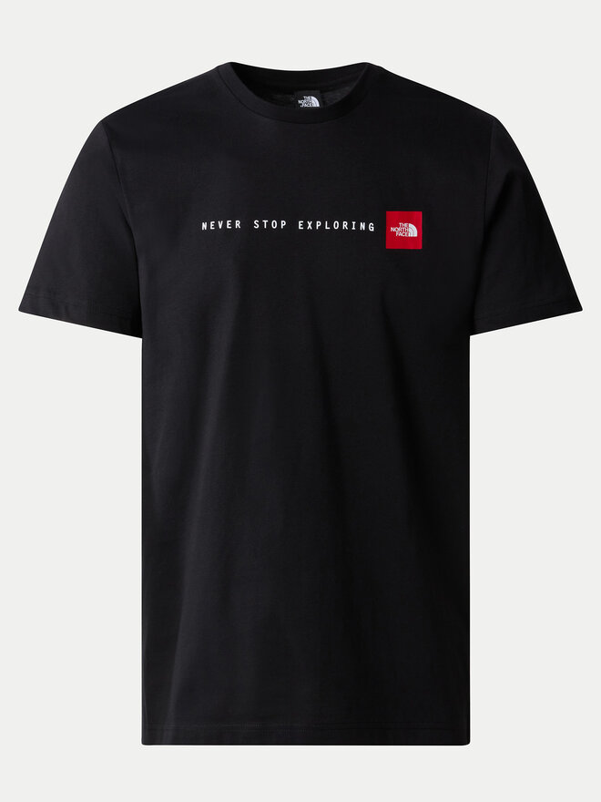 The North Face The North Face Marškinėliai Never Stop NF0A87NS Juoda Regular Fit