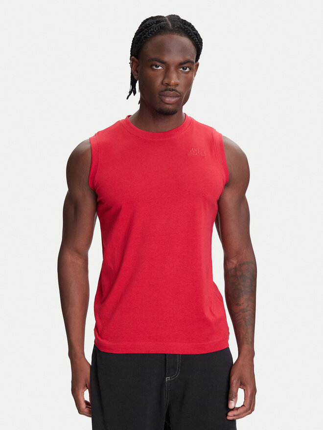 Kappa Kappa Tank-Top Logo Corpo Cadwal 303HZB0 Rot Regular Fit