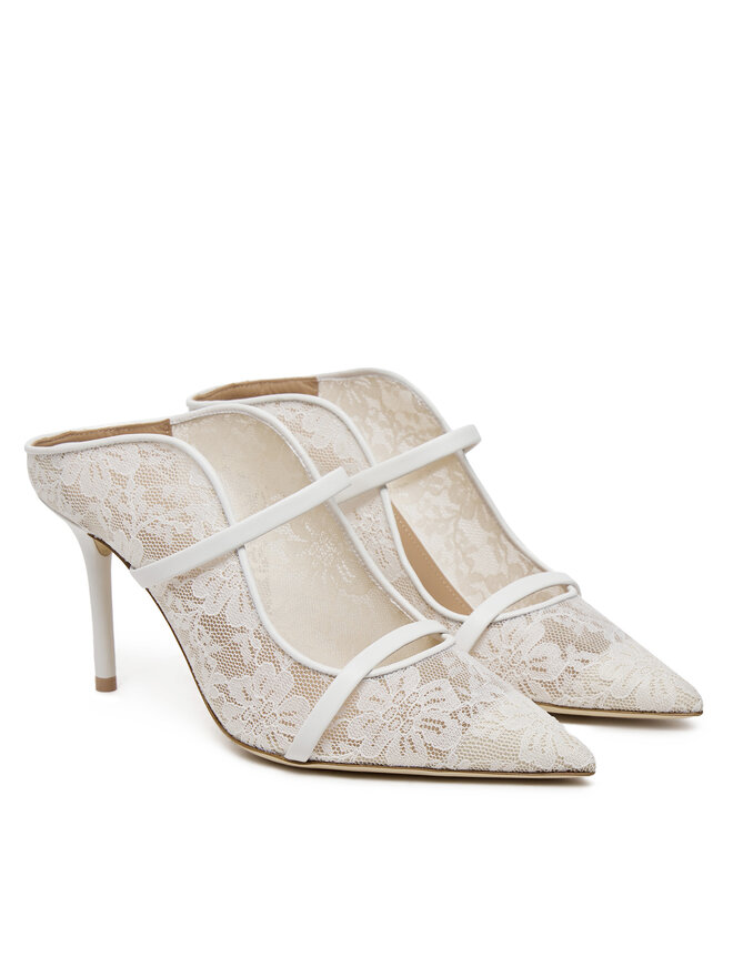 MALONE SOULIERS Klapki MALONE SOULIERS Maureen 85-269 Biały