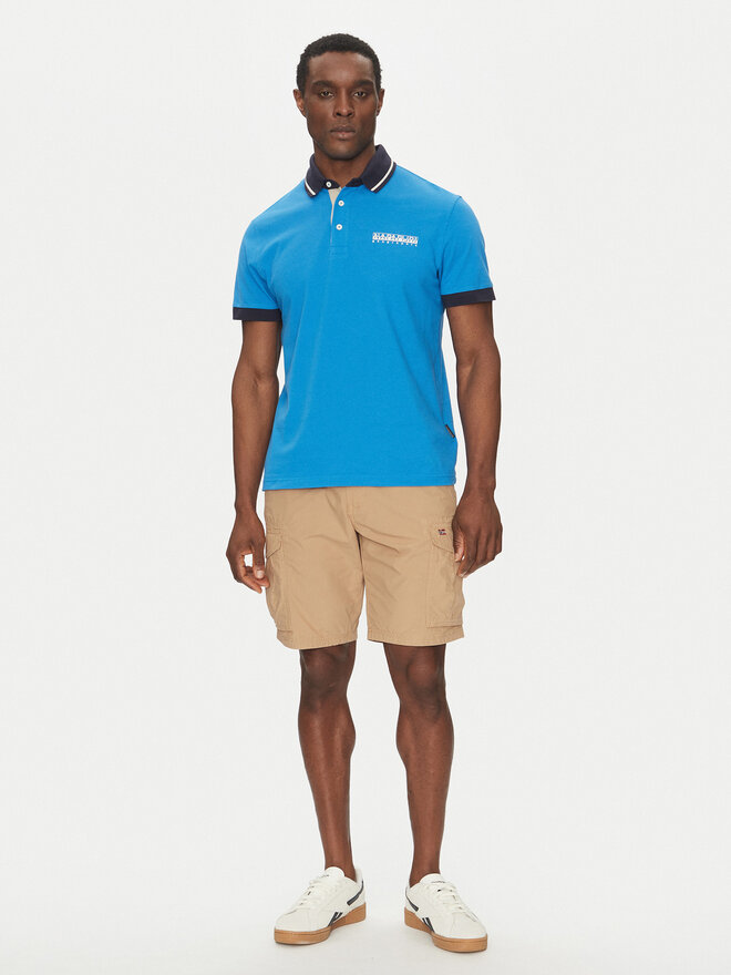 Napapijri Napapijri Polo E-Zeri NP0A4ID4 Azul Regular Fit