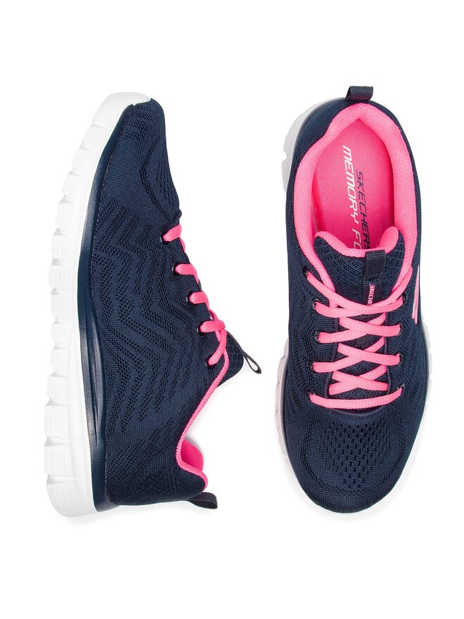 Skechers Sneakersy Skechers Get Connected 12615/NVHP Tmavomodrá