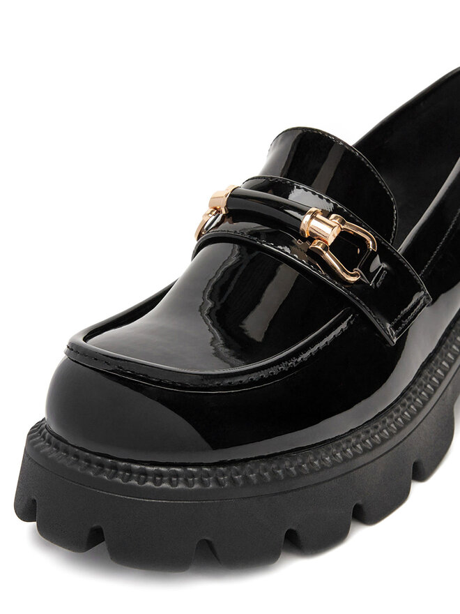 DeeZee Loafersy DeeZee FBD-20306 Czarny