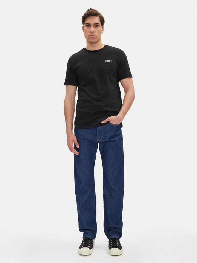 Mustang Mustang T-Shirt Austin 1016273 Schwarz Regular Fit