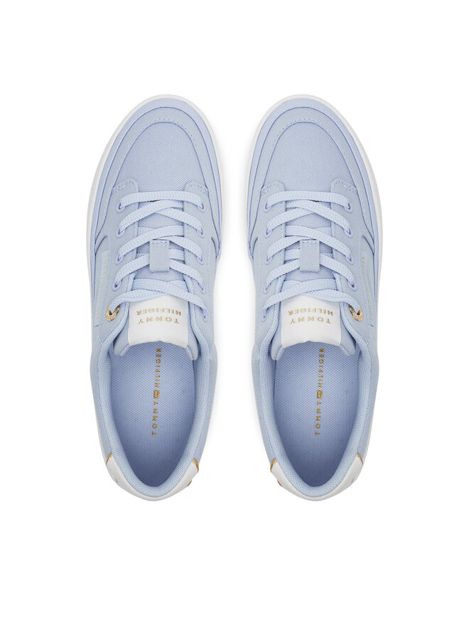 Tommy Hilfiger Sneakersy Tommy Hilfiger Essential Vulc Textile Sneaker FW0FW08323 Błękitny
