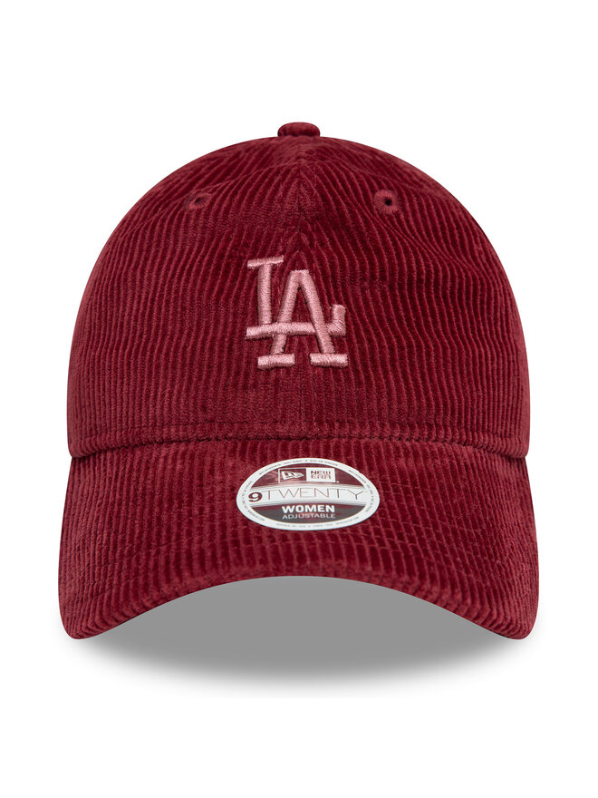 New Era Gorra con visera New Era Los Angeles Dodgers Cord 9Twenty 60595359 Guinda/burdeos