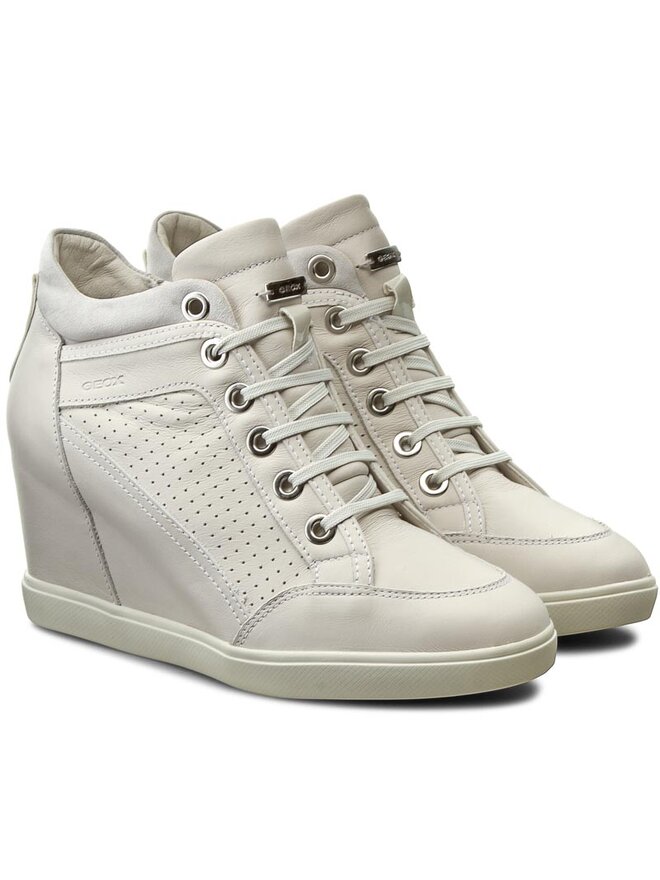 Geox eleni wedge heeled trainers shop