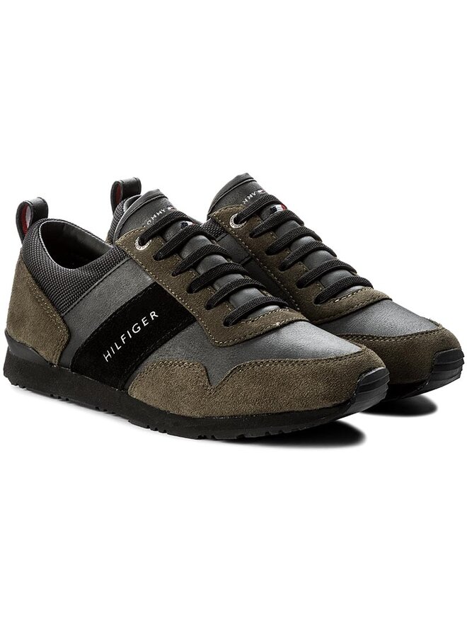 Sneakers Tommy Hilfiger Maxwell Jr 11C5 FB0FB00076 Olive Night Black 913 chaussures