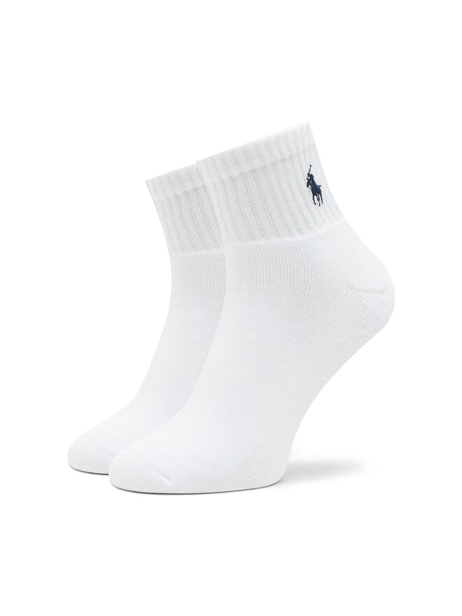 Polo Ralph Lauren Zestaw 3 par wysokich skarpet męskich Polo Ralph Lauren 449655220003 Biały