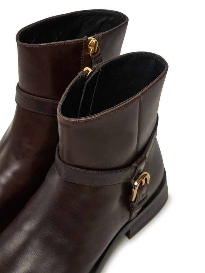 Geox Polokozačky Geox D Tormalina D36VBD 000AA C6024 Hnědá