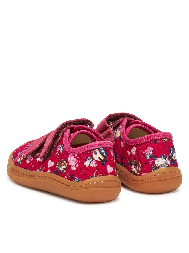Froddo Bačkory Froddo Barefoot Canvas G1700379-32 M Růžová