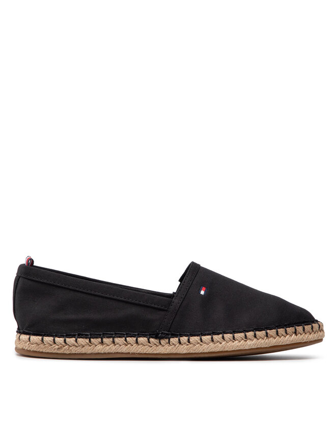 Black flat espadrilles best sale