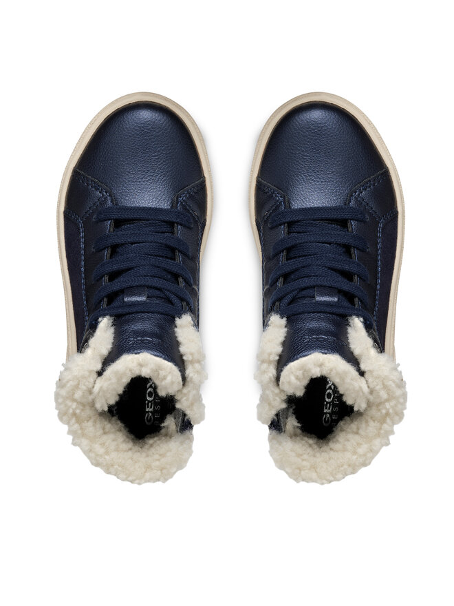 Geox Schnürschuhe Geox J Theleven Girl B Ab J46HTA 077BC C4021 D Dunkelblau
