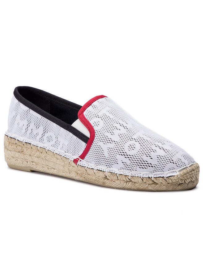 Tommy Hilfiger Espadrilles Tommy Hilfiger Tommy Mesh Sporty Espadrille FW0FW03792 Weiß