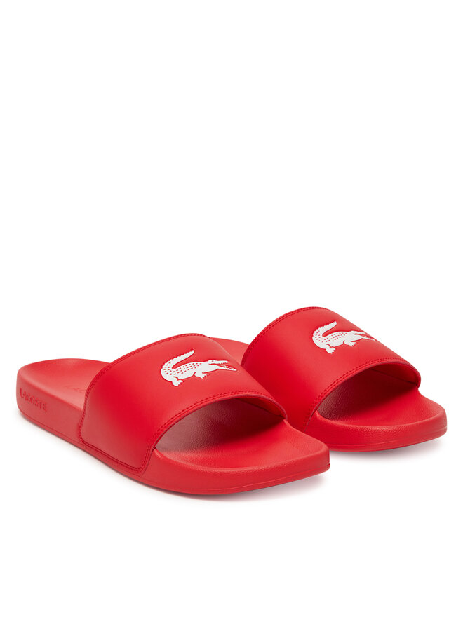 Lacoste Pantoletten Lacoste Serve Sliders 7-49CMA0041 Rot