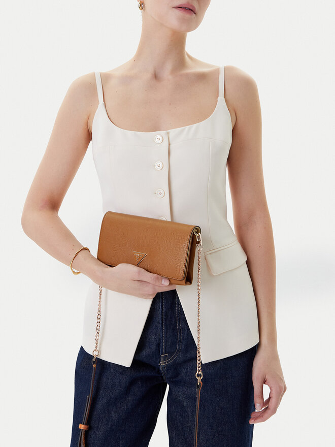 Guess Torebka Guess Noelle II Mini HWZG96 72750 Brązowy