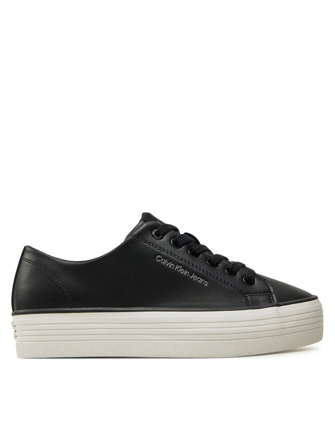 Calvin Klein Jeans Sneakers Calvin Klein Jeans Bold Vulc Flatf Low Lth In YW0YW01633 Negru