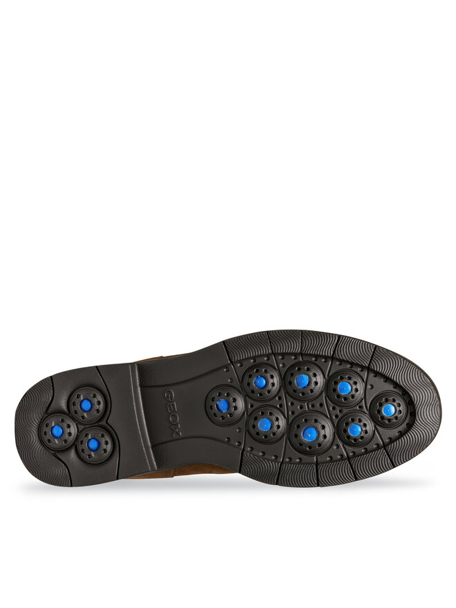 Geox Kotníková obuv s elastickým prvkem Geox D Spherica Ec1 D16QRC 00022 C6542 Hnědá