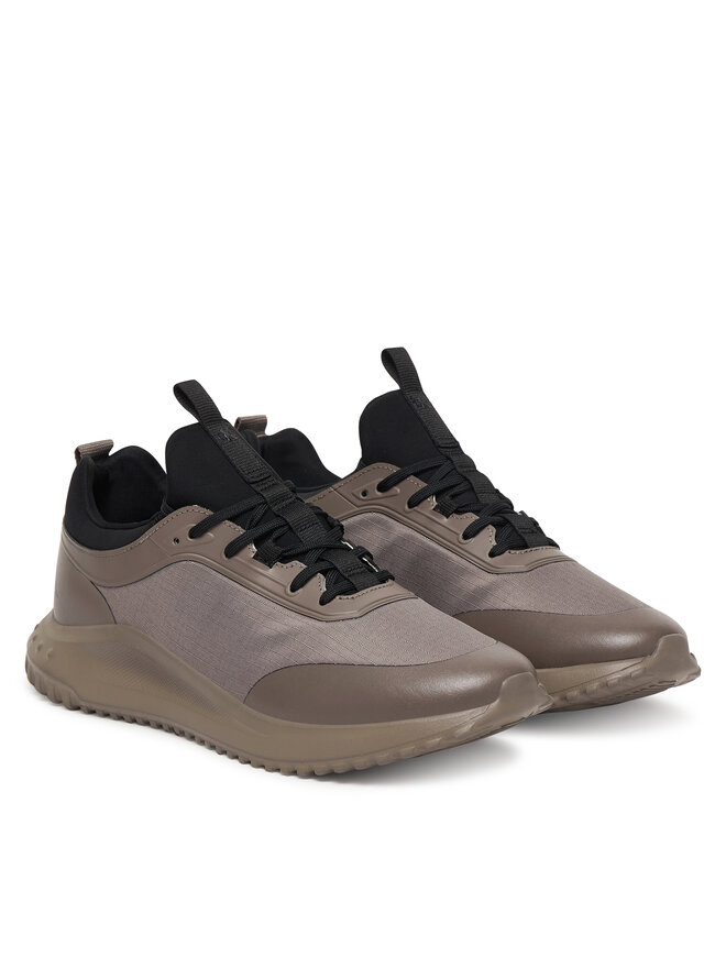 Calvin Klein Sneakers Calvin Klein Eva Runner Laceup Sock Mat Mix YM0YM01443 Braun