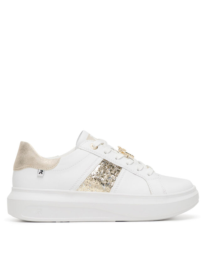 Rieker Revolution Lifestyle Sneakersy Rieker Revolution Lifestyle W1202-82 Biały