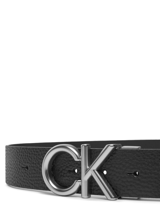 Calvin Klein Pasek Męski Calvin Klein Ck Hallmark Logo 35Mm Adj LV04D7035G Czarny