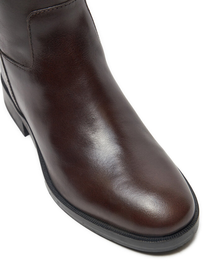 Geox Kozačky Geox D Tormalina D36VBG 000AA C6024 Hnědá
