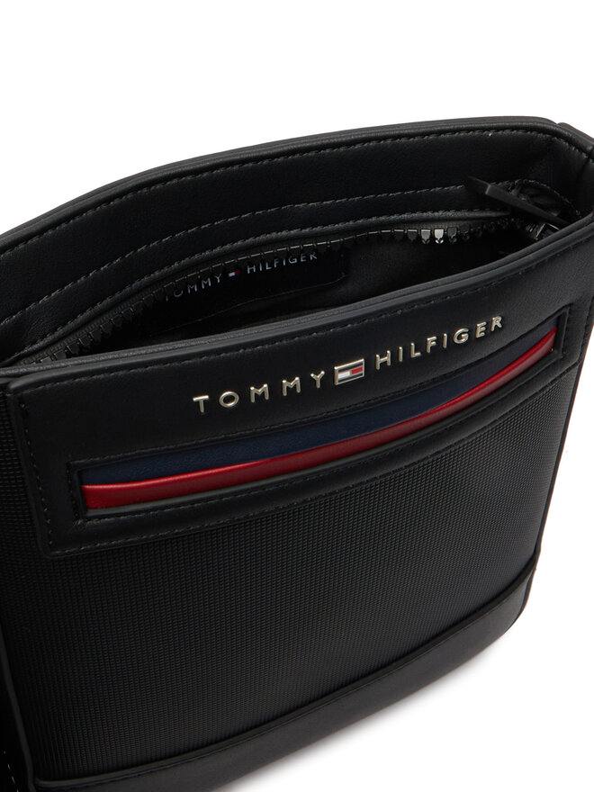 Tommy Hilfiger Umhängetasche Tommy Hilfiger Th Foundation Mini Crossover AM0AM14157 Schwarz
