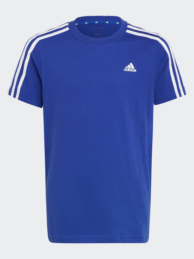 adidas adidas Футболка Essentials 3-Stripes Cotton T-Shirt IC0604 Голубий Regular Fit
